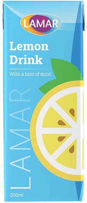 Lamar Lemon Drink With A Hint of Mint - 200ml