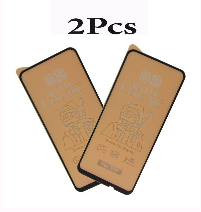 Flexible Unbreakable Matte Ceramics Screen Protector For Huawei Y7p - Two Pieces
