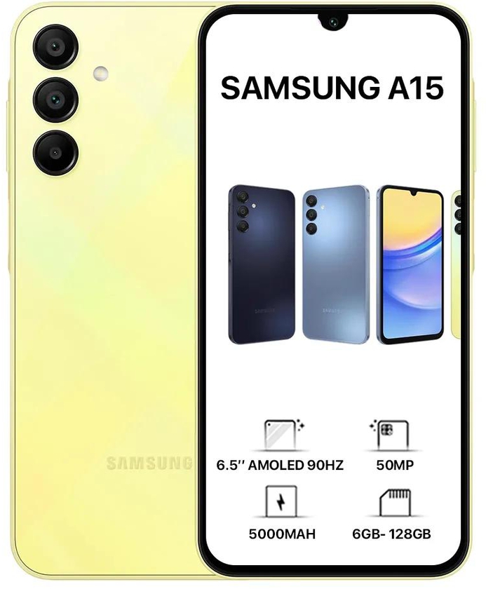 Samsung Galaxy A15 Dual Sim – 256GB, 8GB Ram, 4G - Dubai Phone